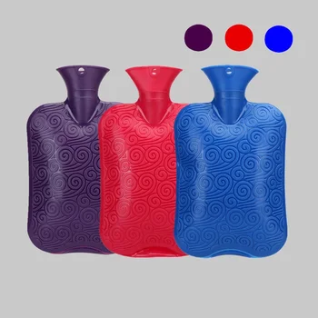 

2L PVC hot water bag environmental protection warm water bag auspicious cloud pattern new thickening explosion-proof style