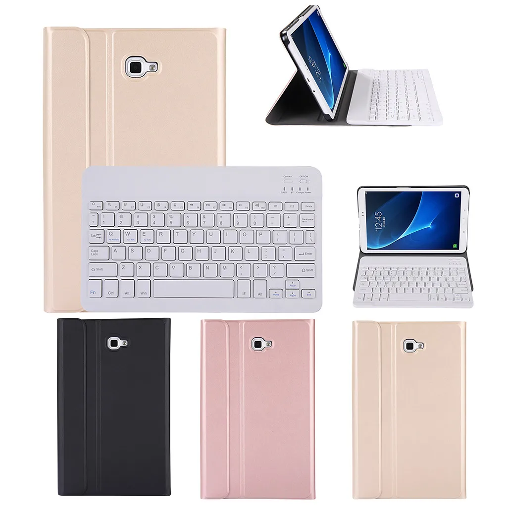 Поддержка Bluetooth 3 0/4 0/1 1 для samsung Tab A T580/T585 10 дюймов чехол тонкий + Беспроводная