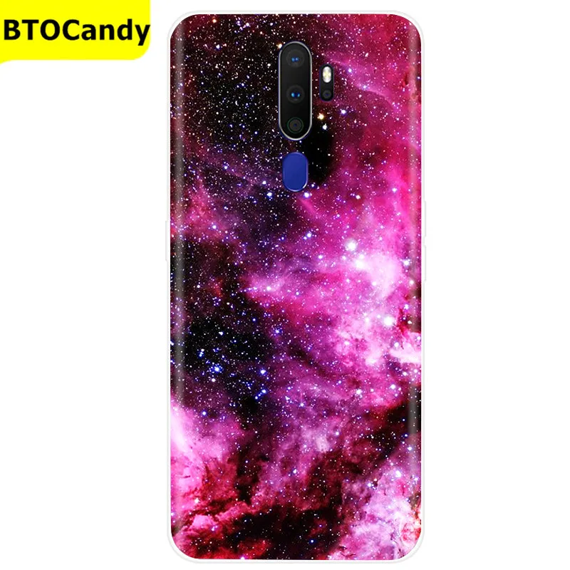 For OPPO A5 2020 Case Soft TPU Silicone Case For OPPO A9 2020 Case Color Pattern Back Cover Coque Fundas OPPO A5 A9 2020 Cases waterproof phone pouch for swimming Cases & Covers