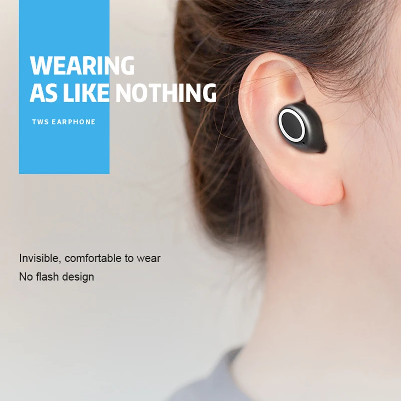 3D стерео звук Беспроводной наушники Портативный вкладыши TWS Bluetooth V5.0 сенсорный с
