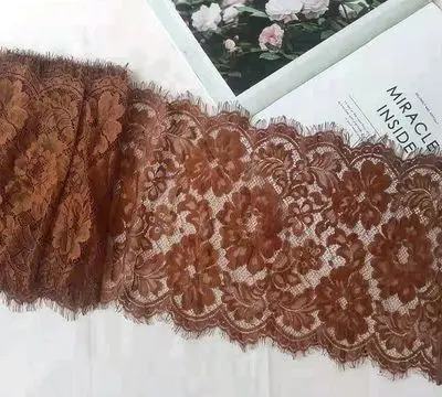 color 14 23 цветные ресницы кружево ткань DIY Ручная работа одежда юбка кружевная бейка для отделки нижнего белья Текстиль для дома ткань - Цвет: color 14