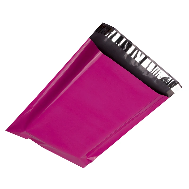 Розово-красный полиэтиленовый почтовый розовый почтовый конверт мешок упаковка по почте посылка пластиковая самоклеящаяся подарок для покупок