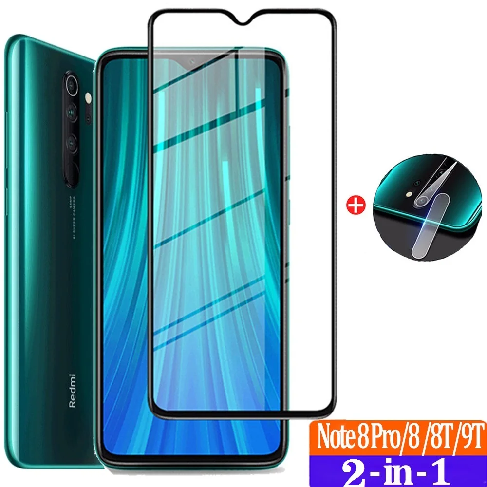 Vetro Temperato 2 In 1 Per Xiaomi Redmi Note 8 Pro 8T Note 7 Pro Redmi 8 8A 7A Pellicola Proteggi Schermo Per Redmi Note 8T Glass
