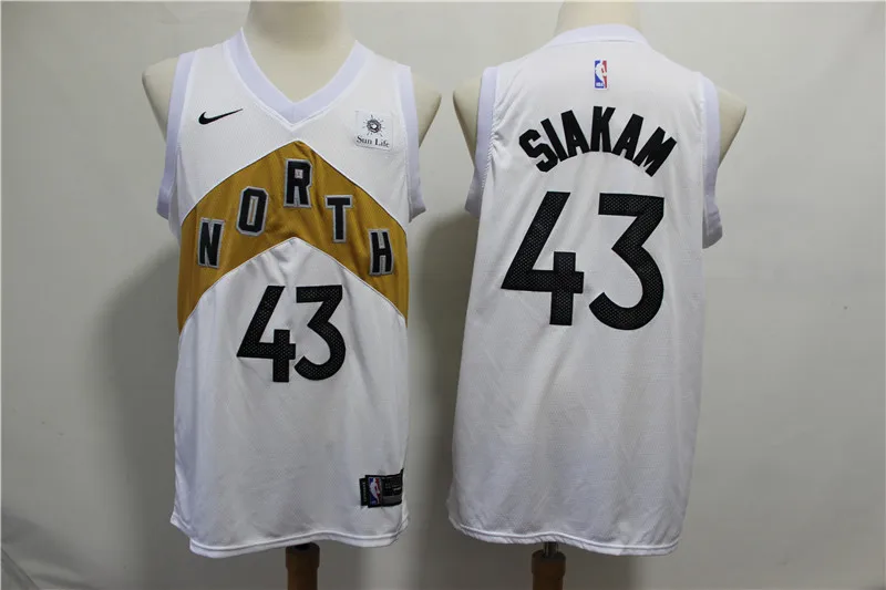 3 Новинка Toronto#23 Fred VanVleet#43 Pascal Siakam#7 Кайл Лоури baskeball майки - Цвет: 3