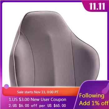 

Universal Car Back Support Chair Massage Lumbar Support 1 or 2 pc Waist Cushion Memory Ventilate Mat Pad For Auto Office Home