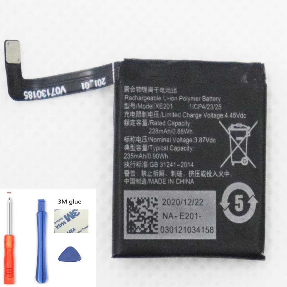 Xe201 Xe906 Xe910 Batteria Per Oppo Xe201 Xe906 Xe910 41Mm 46Mm Smart Watch Batterie + Strumenti