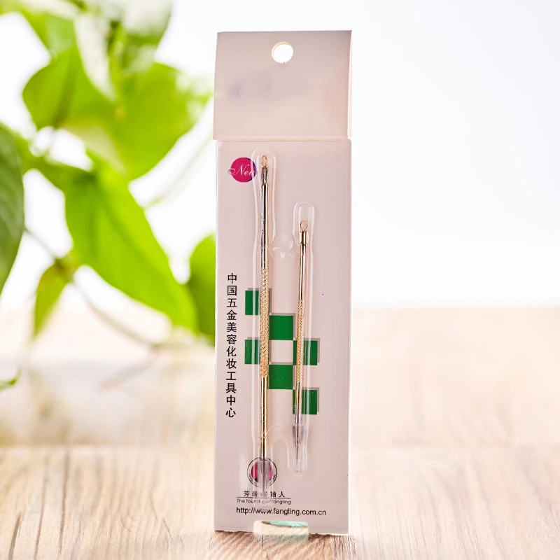 2Pcs Acne Needle Stainless Steel Pore Cleaner Tool Blackhead Remover Pimple Remover Tool Skin Care Tools 5