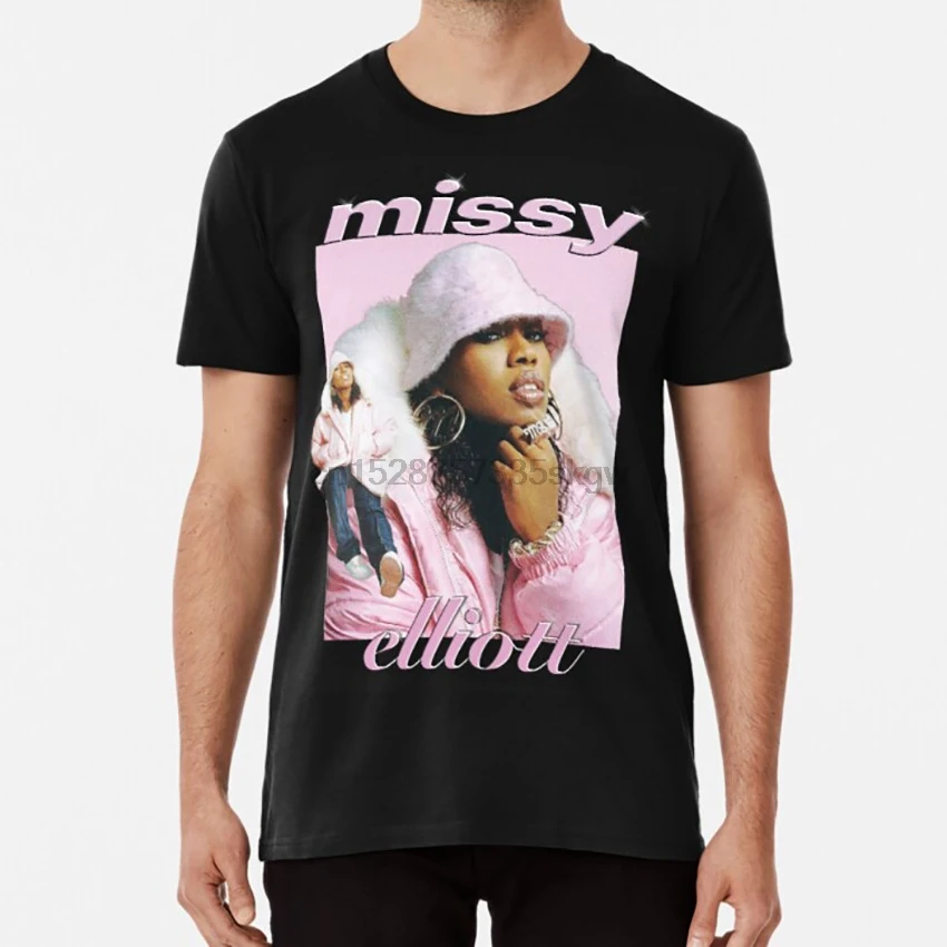 Футболка Missy Elliot throwback missy ellitt Elliott 90s хип-хоп Винтаж Ретро 2pac Хип-хоп | Мужская