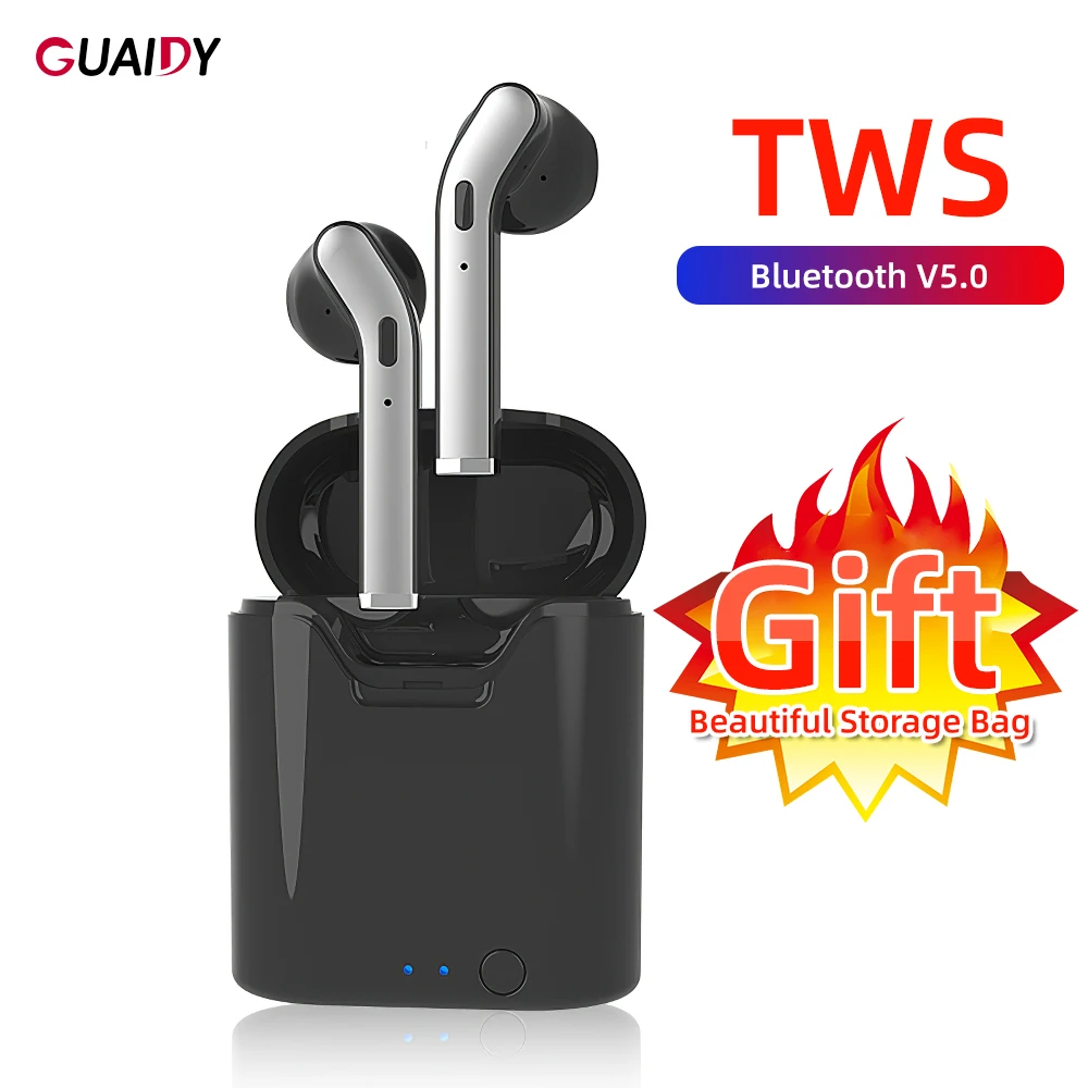 TWS Wireless Earphone Bluetooth V5 0 Earbuds Sport Headsets Universal For iPhone 11 Pro Samsung Galaxy S10 Microphone HD Stereo