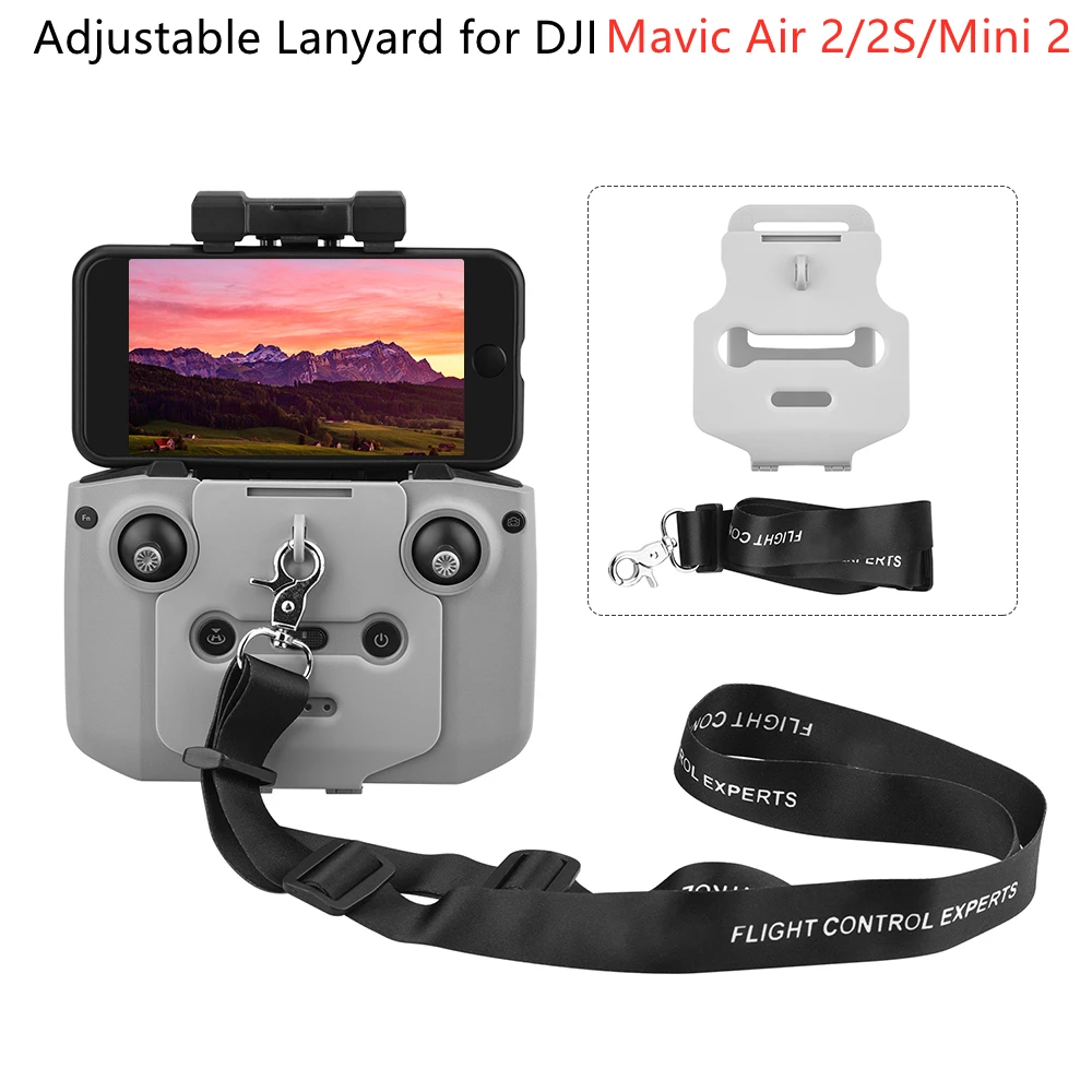 Adjustable Lanyard for DJI Mavic Air 2/Mini 2 Drone Remote Controller Accessories Hook