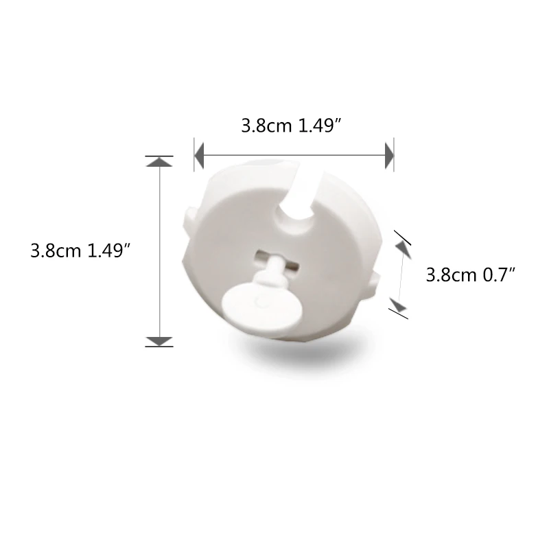 6pcs+1 Key France EU Power Socket Electrical Outlet Baby Children Safety Guard Protection Anti Electric Plug Protector Cover Cap