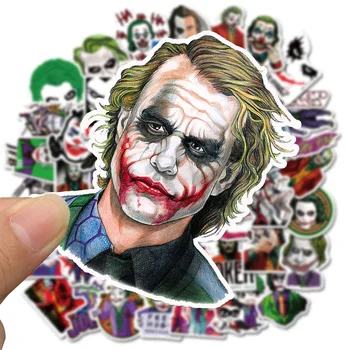 

50pcs The Joker Stickers Classic Movie Clown Motorcycle Skateboard Fridge Graffiti Funny Stickers for Auto Laptop