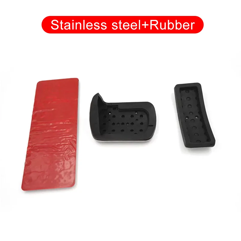 Car Pedals Pedal Cover Stainless Steel Pedal Cover Foot Pedal Fuel Brake Pedal Cover for Mercedes A B R Classe W176 W177 W164 W245 W246 C118 W167 W168 W247 CLA GLA GLE ML AMG
