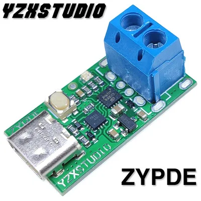 Новый триггер ZYPDE USB C PD2.0 3 0 to DC устройство быстрой зарядки датчик опроса блок