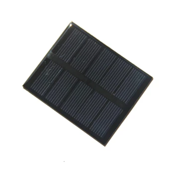

0.5W 2.5V Solar Cell Module Polycrystalline Diy Solar Panel Charger Education Kits 58*70*3MM Epoxy 30pcs/lot Wholesale