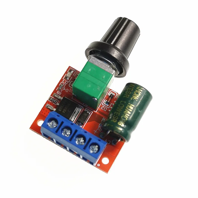 Mini 5A 90W PWM 12V DC Motor Speed Controller Module DC-DC 4.5V-35V Adjustable Regulator Control Governor Switch 24V | Обустройство