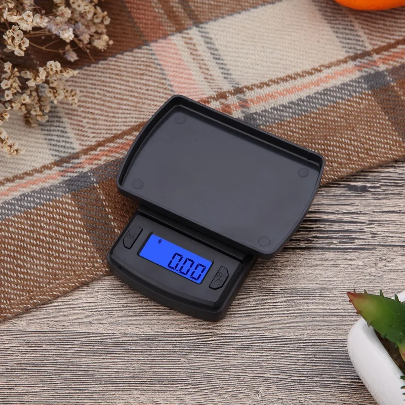 

New 500G x 0.01G Plastic LCD Portable Mini Electronic Digital Scales Pocket Case Postale Kitchen Jewelry Weight Balance Scale