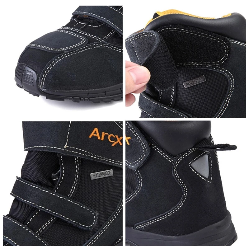 ARCX boot moto rcycle Водонепроницаемая натуральная коровья замша уличная мото rbike Chopper Cruiser moto botinki bottes moto