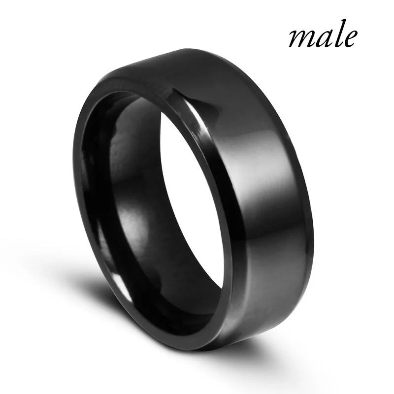 Carofeez Black Engagement Wedding Couples Ring Womens Zircon Rings Set Mens Rings Lover Valentine's Day gift wedding rings engagement rings zircon rings couple rings