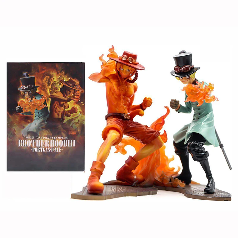 New Anime One Piece Stampede Figure Fire Fetter Sabo Action Figures Ace Figurine Collection Decoration Pvc Model Toys Doll Gifts Action Figures Aliexpress
