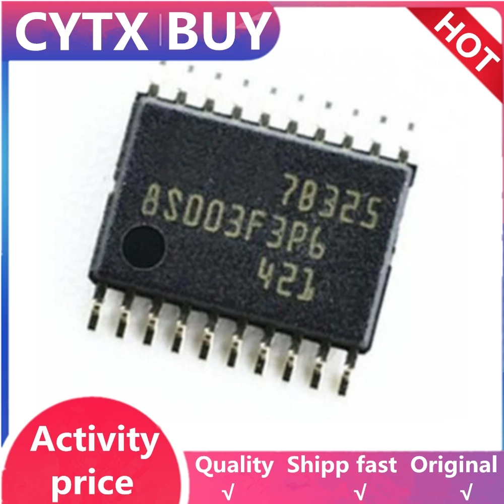 1 шт. STM8S003F3P6 STM8S003 TSSOP20 IC MCU 8BIT 8KB FLASH 20tssop|Интегральные схемы| |