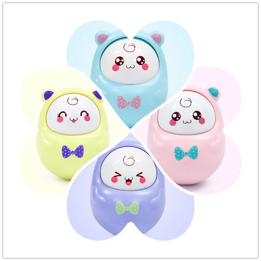 Early Childhood Education Tumbler Doll Roly-Poly Kids Toys, Tumbler Toys, Cute Rattles Toys For Kids