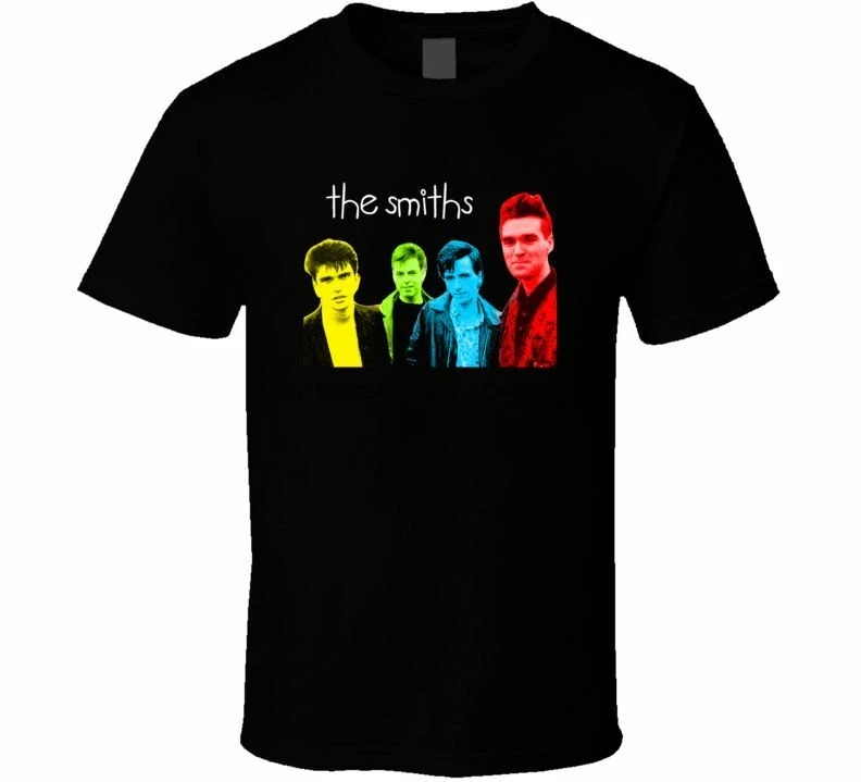 Футболка The Smiths с английским рок-группой 1980-х годов в стиле ретро |