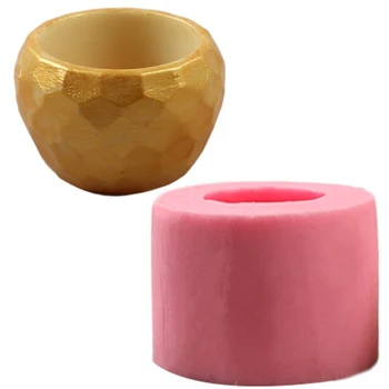

3D Silicone Cement Vase Succulents Flower Pot Home Decoration Accessories Modern Silicone Mold Craft Concrete Planter Vase Mould