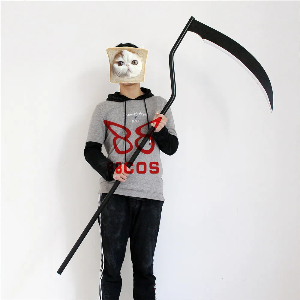Anime Reaper'S Scythe Death Scythe Dead Scythe Thanatos Cosplay Halloween Natale Cosplay Costume Puntelli 150Cm