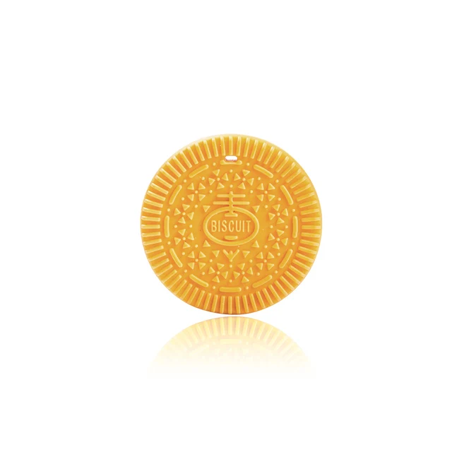 Cute-idea 1Pc Biscuits Baby Silicone Teether Food Grade OREO Cookie Teether DIY Baby Chew Necklace Teething Toys Baby goods 13