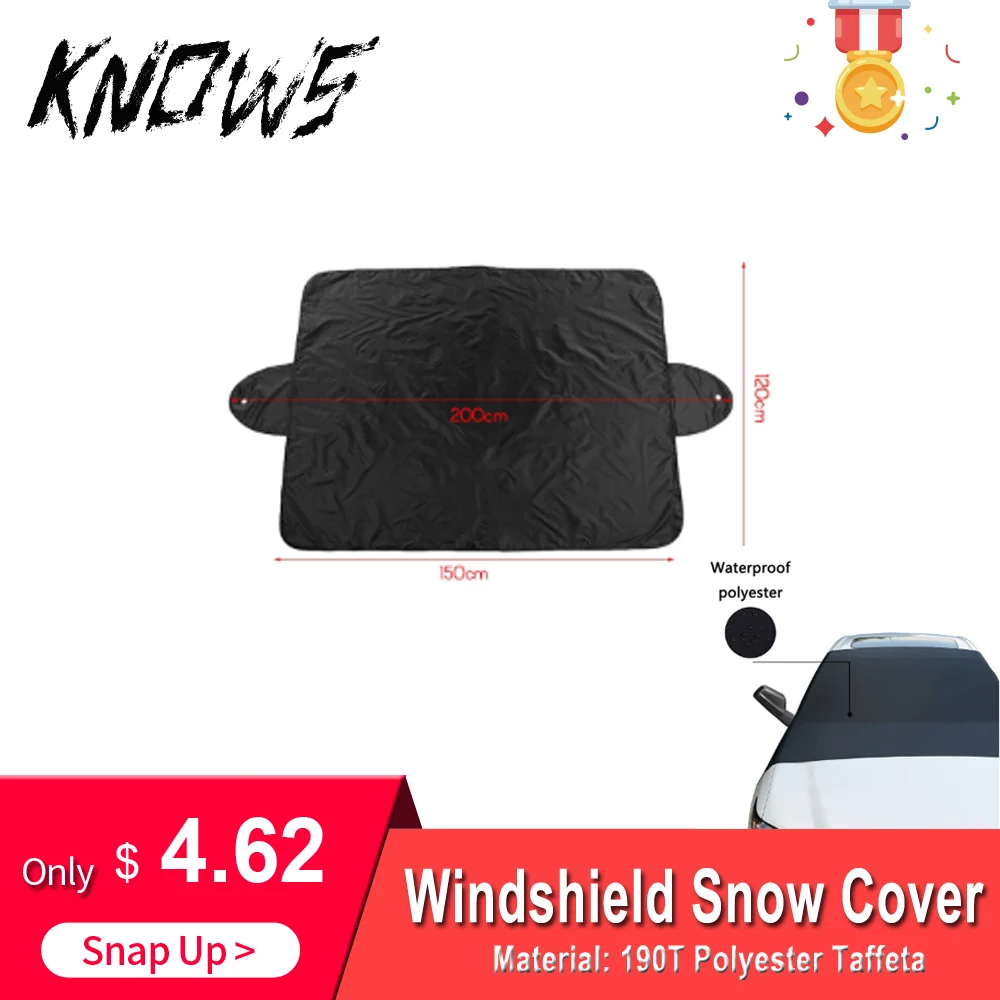 

Car Windshield Snow Cover Window Cover Sunshade Universal Snow Covers Winter Summer Auto Sun Shade Protector Ice Snow Guard