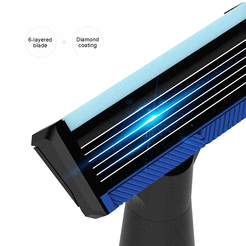 Xiaomi Huanxing лезвия для бороды ручная Магнитная сменная Водонепроницаемая бритва