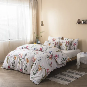 

Quilt Cover Home Textile Printing Three-piece Set Home Textile King Size Bed Set,bedclothes,duvet Cover Flat Sheet Pillowcases
