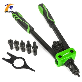 

Hand Rivet Nut Gun Riveting Kit Nuts Nut Tool Manual Mandrels Blind Rivet Nut Gun M3 M4 M5 M6 M8 M10 Repair Tools