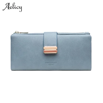 

Multifunction Women's Money Bag Hasp Money Clips Purse Wallets Clips Purses Zipper Clip Buckle Wallets Female Business Wallet