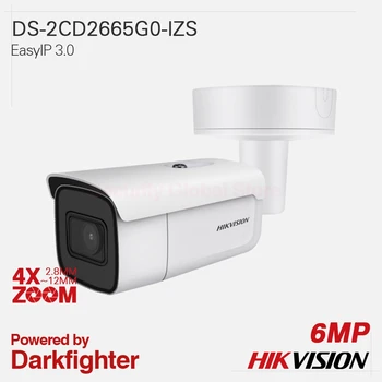 

Hikvision Original IP Camera DS-2CD2665G0-IZS EasyIP 3.0 4X ZOOM 6MP H.265+ EXIR VF Bullet All-metal IP67 IK10 120dB WDR