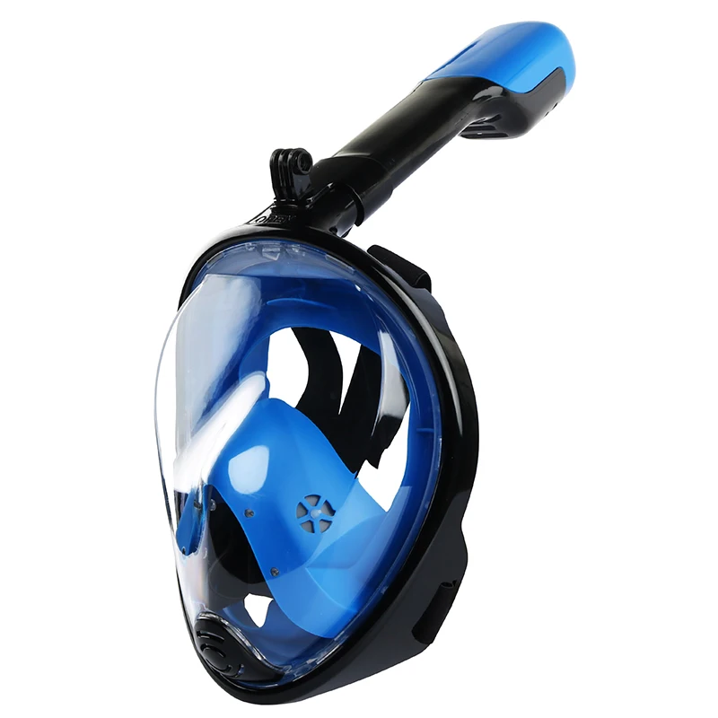 Новая Складная маска для дайвинга на все лицо, водонепроницаемая, противотуманная, маска для подводного плавания, маска для подводного плавания, набор, профессиональное снаряжение для дайвинга