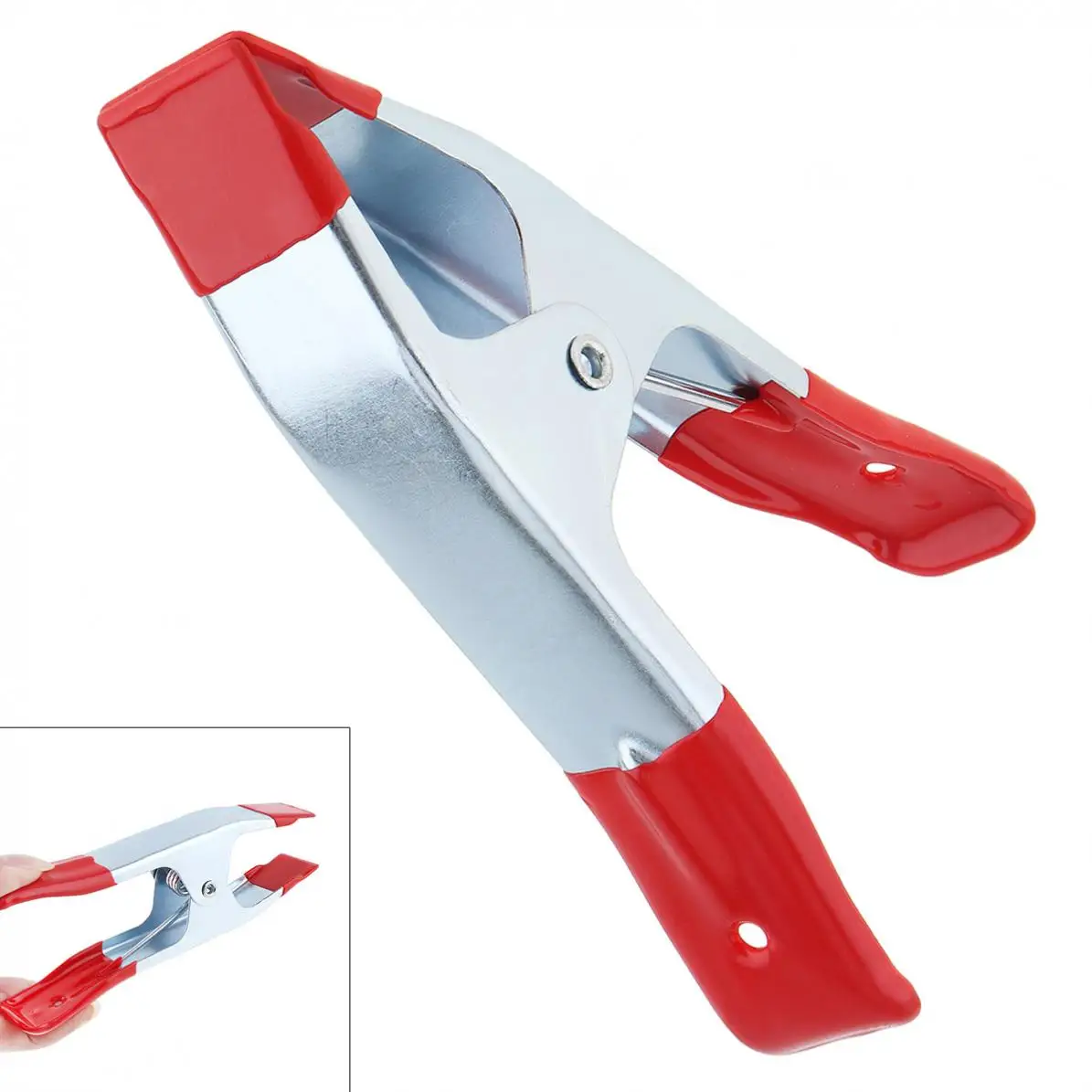 

6 Inch Clamps Multifunction Metal Sheet Spring Clamps Tent Clip with A-type and Surface Galvanized for Home Office Use