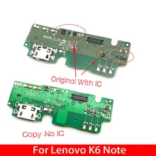 Для lenovo K6 Note K6Note K53a48 Micro usb-порт для док-станции Разъем зарядного устройства для зарядки мобильных телефонов кабели с модулем микрофона