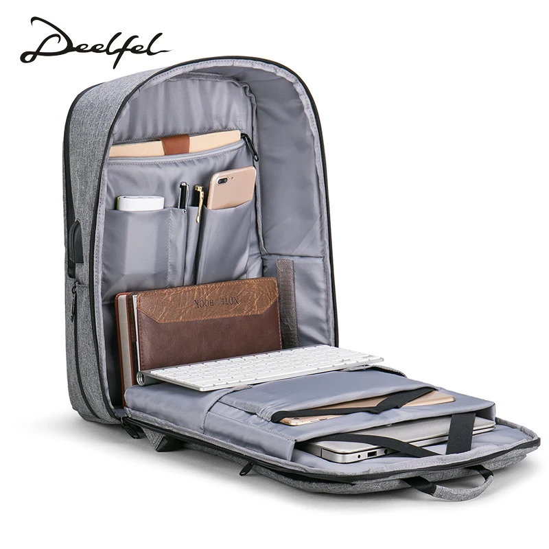 

2019 New Travel Backpack Men School Backpack Leisure Bag Unisex Bagpack man USB Backpack Men Computer men Bag