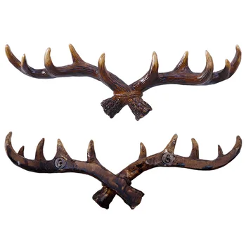 

Creative wall decoration antlers hook American home personality deer head wall hanging key hook coat hook