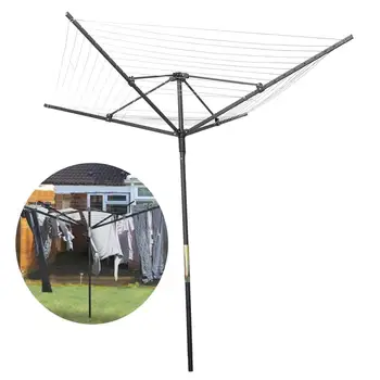 

Umbrella Drying Rack Clothes Dryer Foldable Umbrella-shaped Clothes Dryer Hanger Drying Rack Rotary Washing Line Airer Dryer