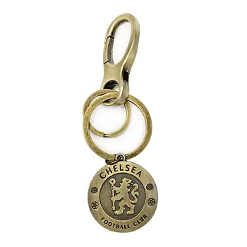 

2020 latest new style football fan item souvenir Barca Grand Prix Brazil retro bronze unisex key chain wholesale HWASY1804