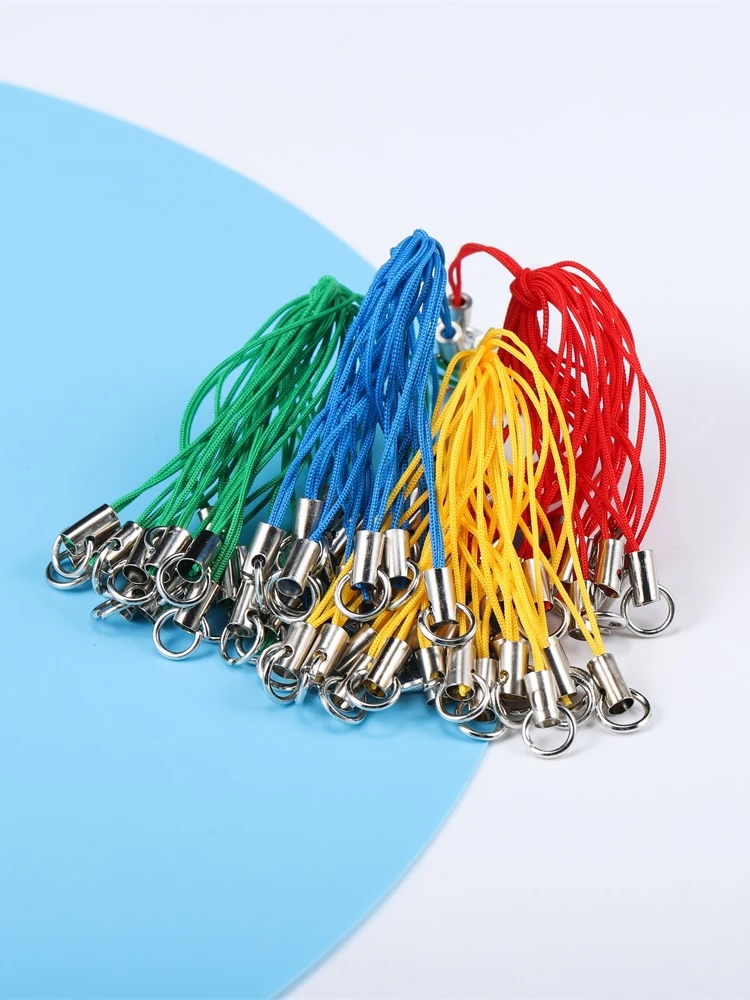 20Pcs/Pack Lanyard Chain Lobster Clasp Christmas Keychain Hook Mobile Phone Ornament Craft for DIY Jewelry Making Wholesale | Украшения и