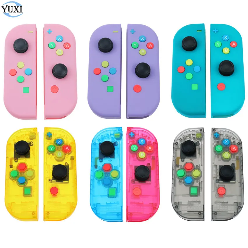 YuXi для Nintendo Switch NS NX Joy Con сменный Корпус Корпуса чехол контроллера прозрачный