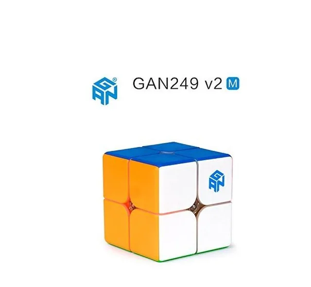 3pcs Gan Magnetic Cube Speed Magic Cube Set 2x2 249 V2M GAN 356R 3x3 460M 4x4x4