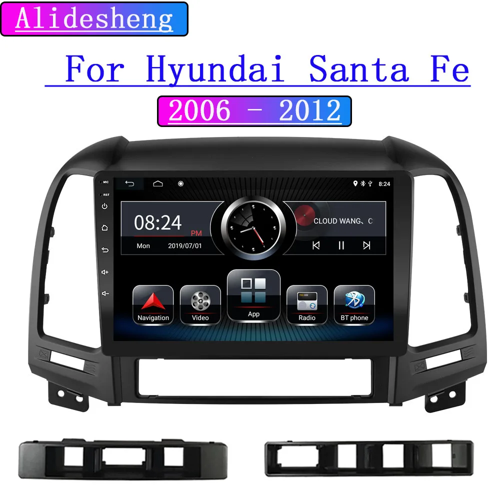 For Hyundai Santa Fe 2 Android 9.0 DSP Car Radio Multimedia Video Player 2006 2012 radio Navigation GPS|Car Multimedia Player| - AliExpress
