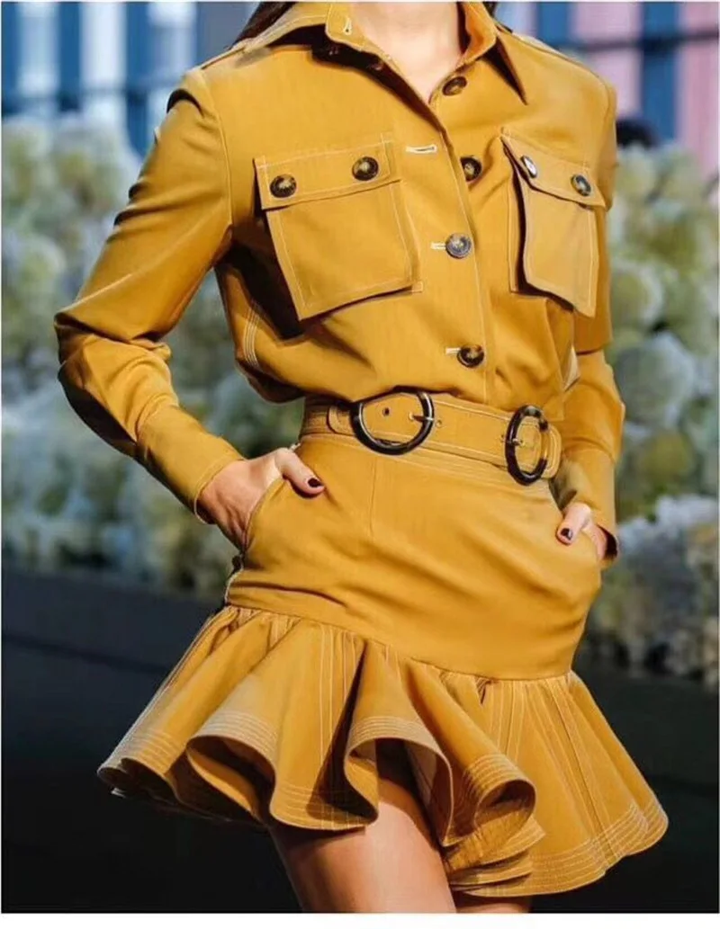 Высокое качество стиль повседневные женские пальто на пуговицах с двойными карманами Женская куртка