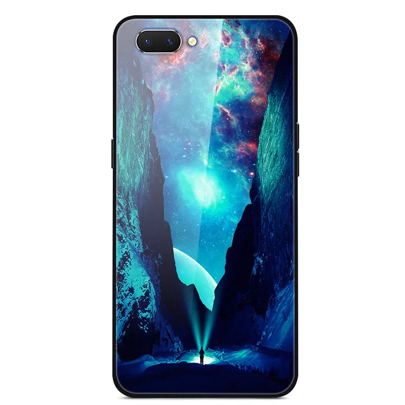 43 Для Oppo A3S чехол из закаленного стекла жесткий чехол для телефона для Oppo A3S OPPO A5 AX5 OPPOA5 TPU бампер чехол s для Oppo A3S A3 S - Цвет: 43