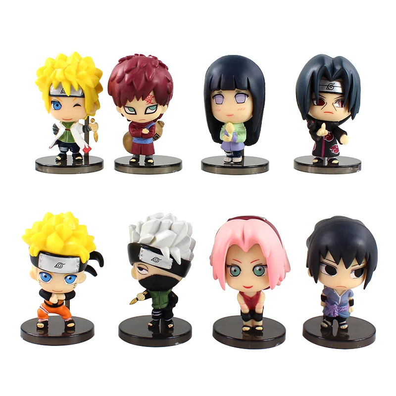 8pcs/set Naruto Shippuden Anime Gaara 